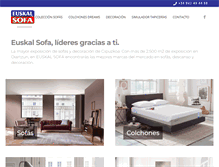 Tablet Screenshot of euskalsofa.com